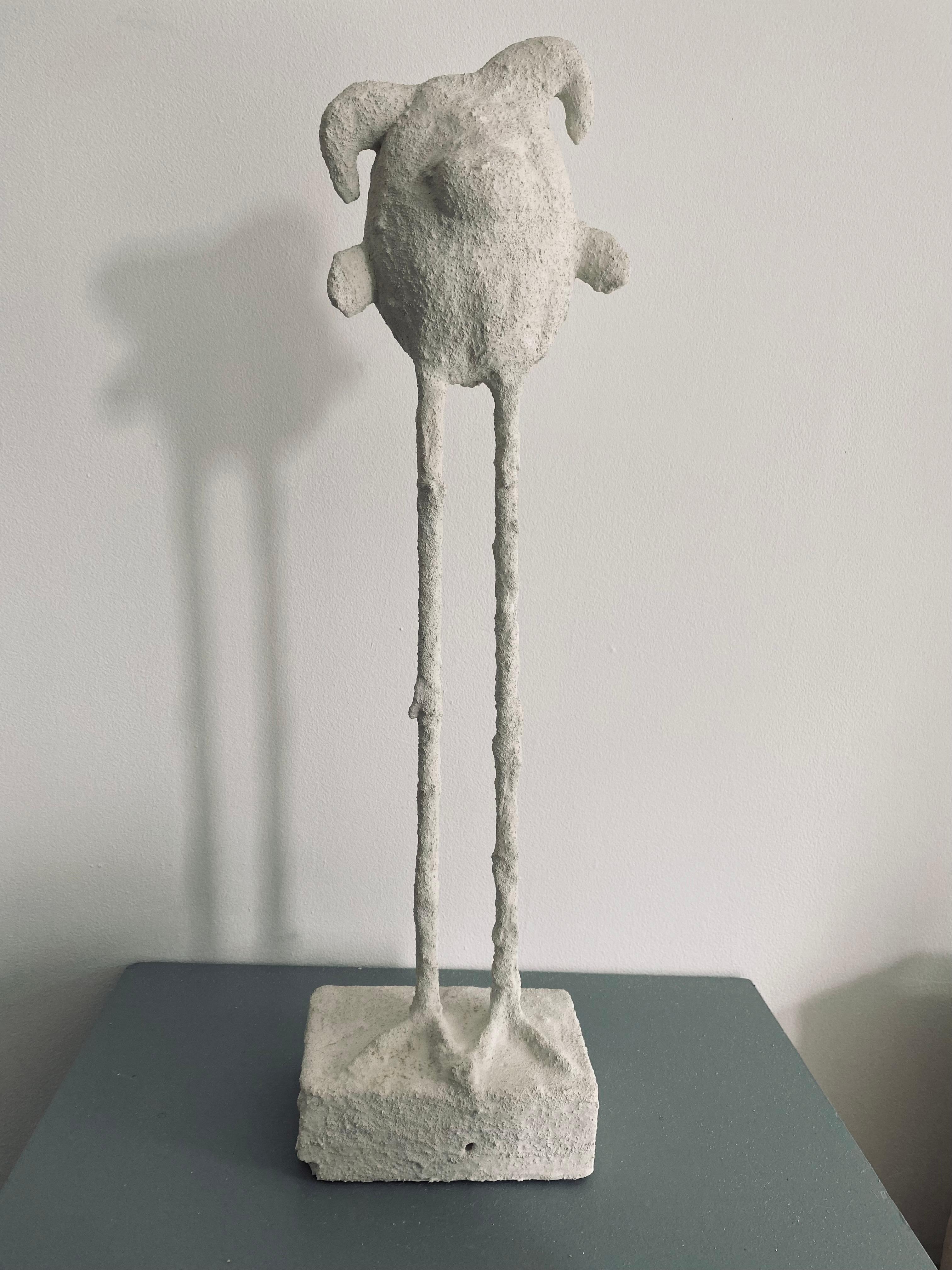 Cement Totem: 'The Tribe #23' - Contemporary Sculpture by Ivy Naté