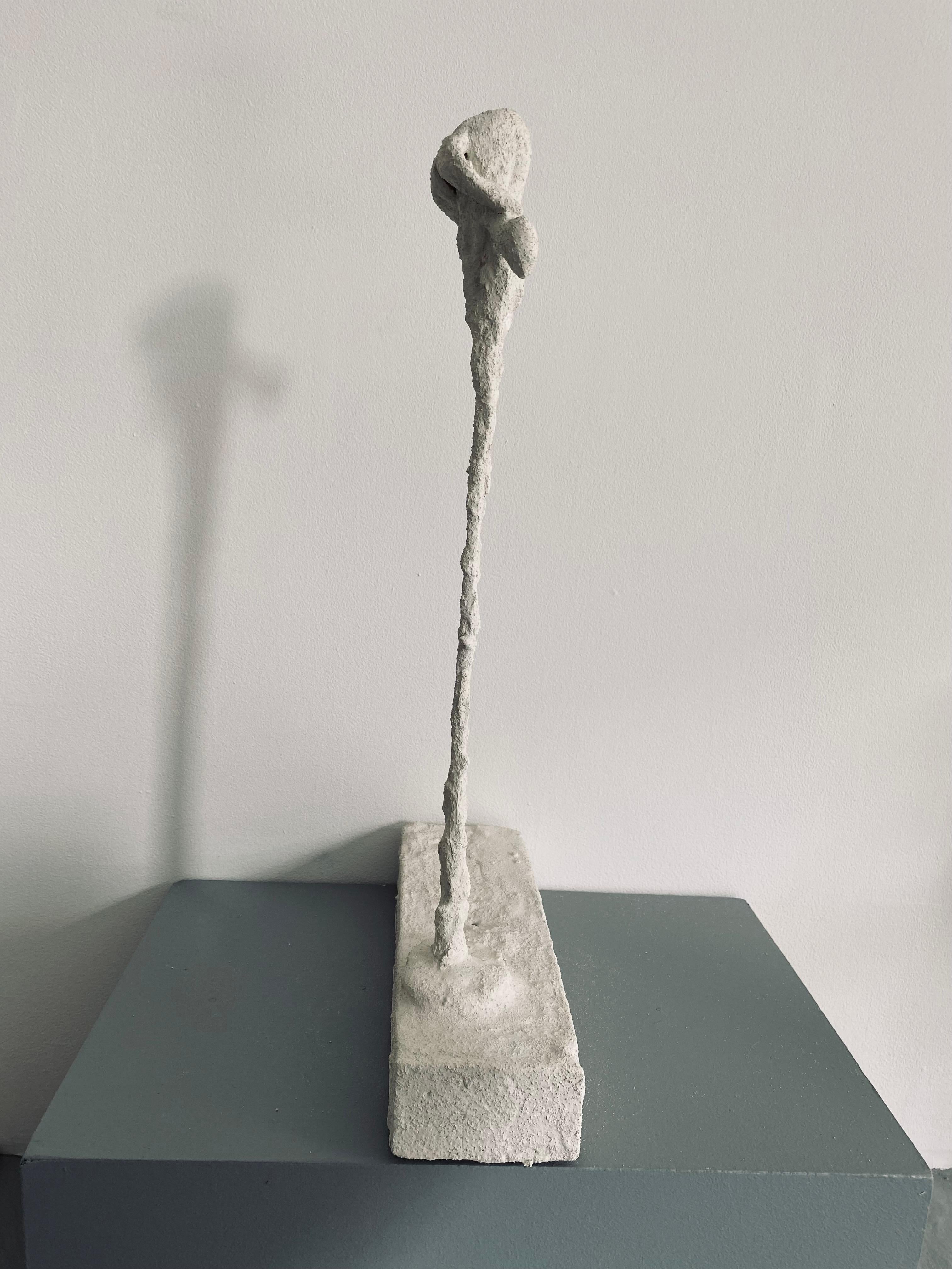 Cement Totem: 'The Tribe #25' - Gray Figurative Sculpture by Ivy Naté