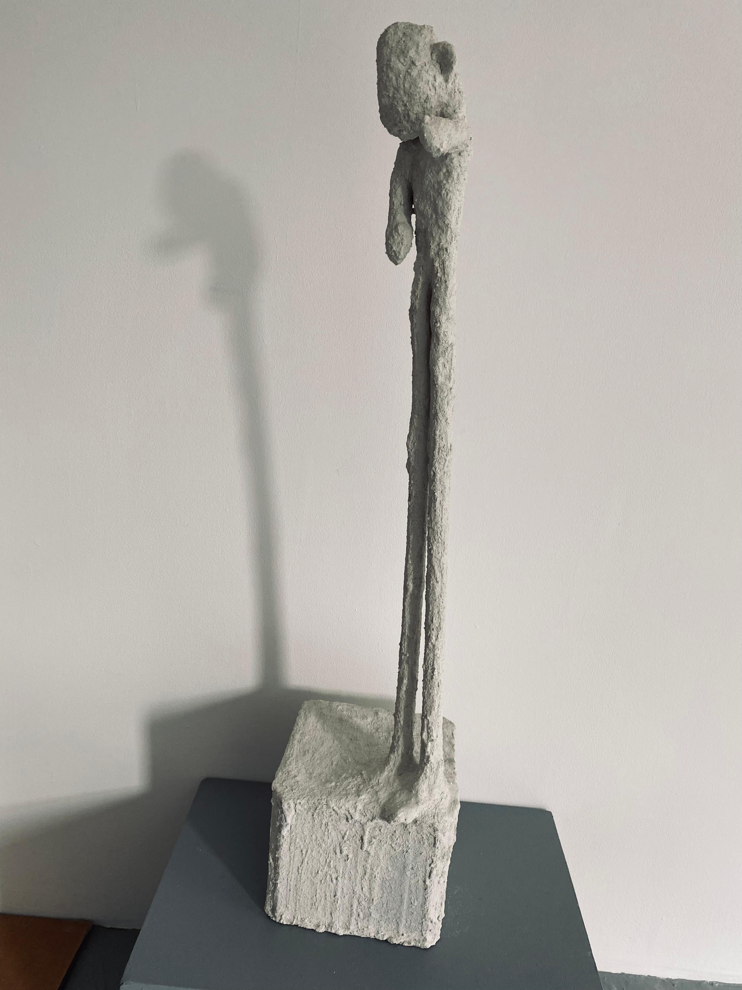 Tótem de Cemento: 'La Tribu nº 33 - Mixed Media Art de Ivy Naté