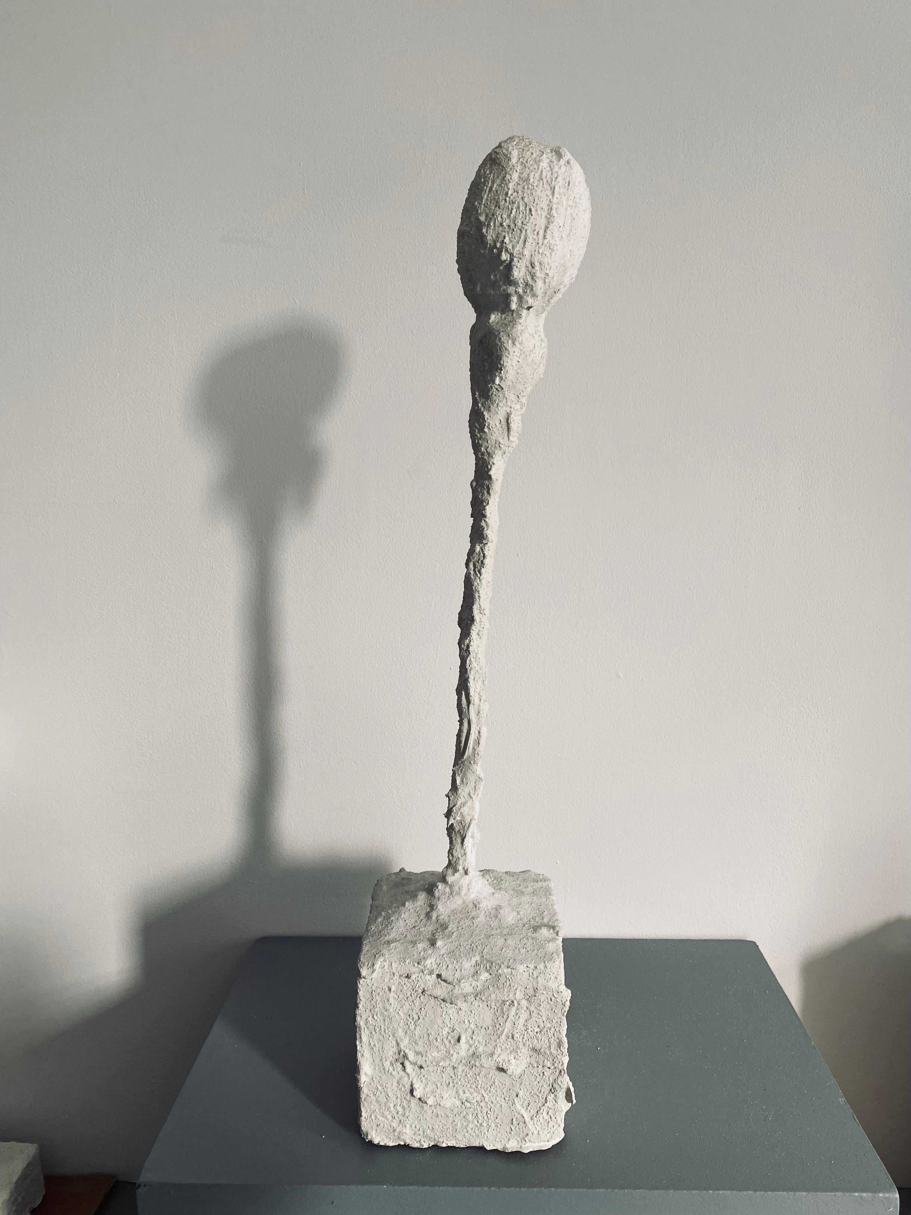 Cement Totem: 'The Tribe #35' - Sculpture by Ivy Naté