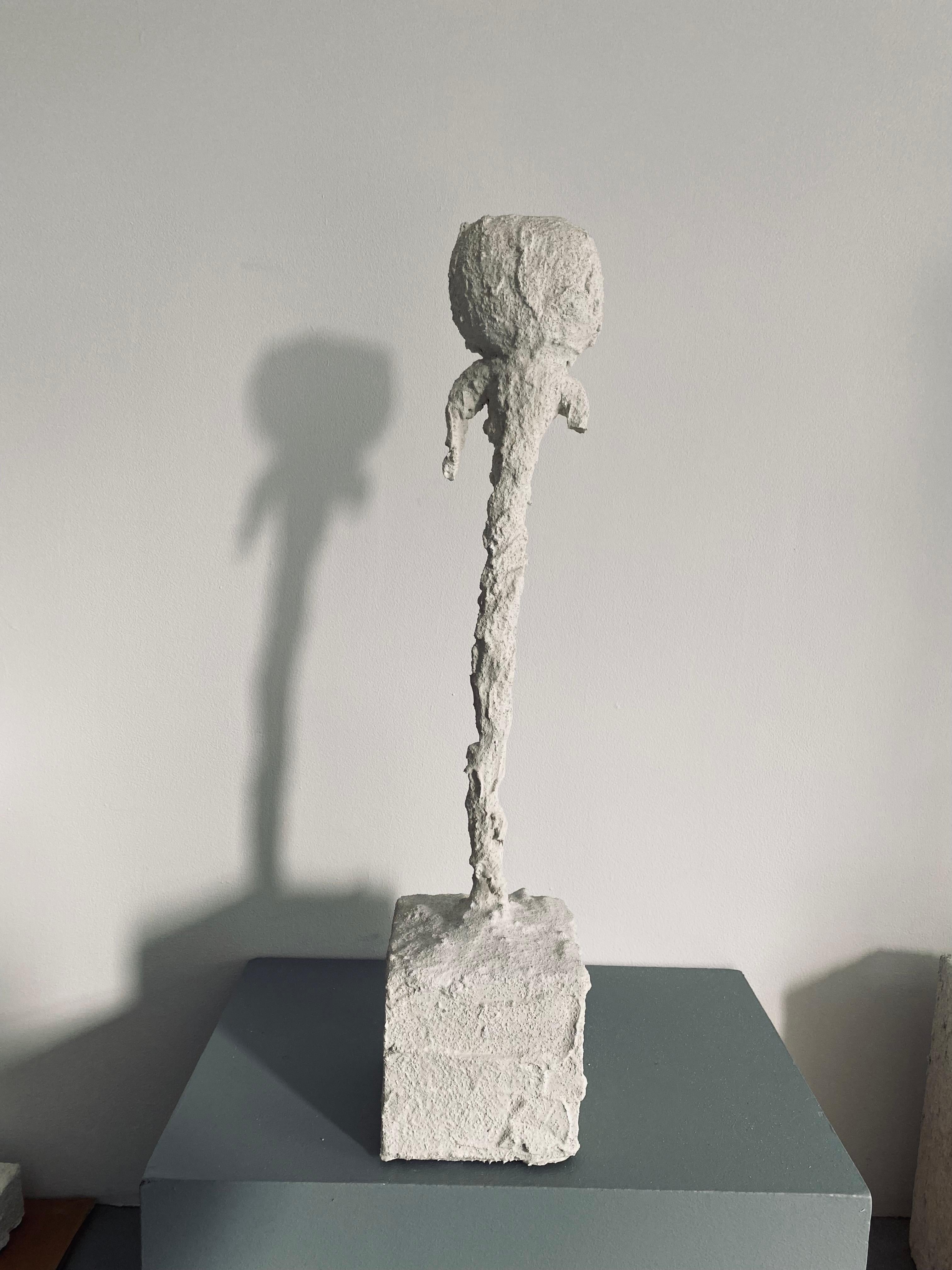 Cement Totem: 'The Tribe #35' - Contemporary Sculpture by Ivy Naté