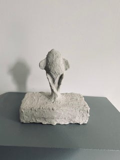 Small Cement Totem Sculpture: 'The Tribe #3'