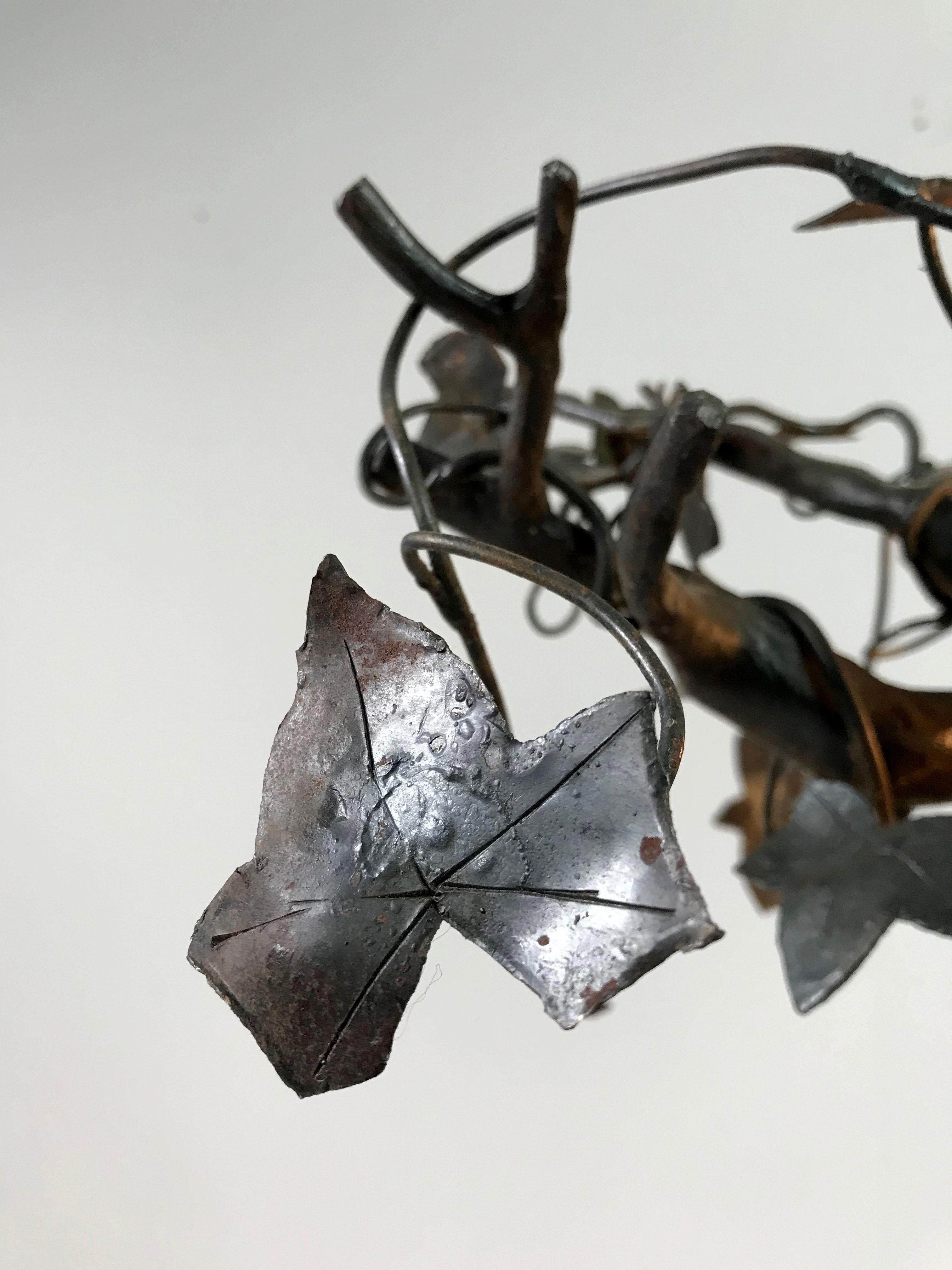 Ivy Tree, Metal Light Sculpture, 1960 For Sale 3