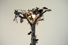 Ivy Tree, Metal Light Sculpture, 1960