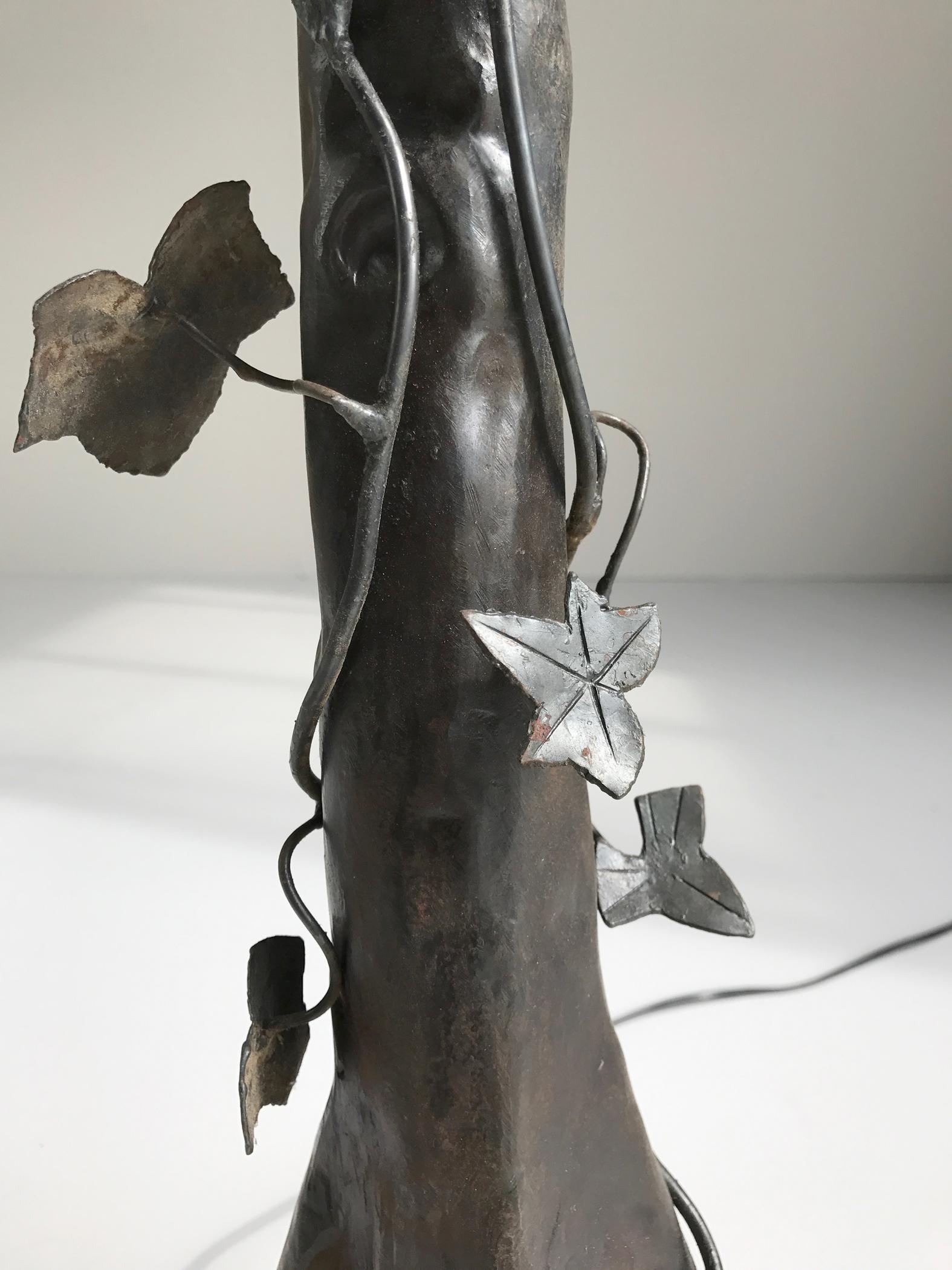 Autre Sculpture lumineuse en métal, arbre de lierre, 1960 en vente