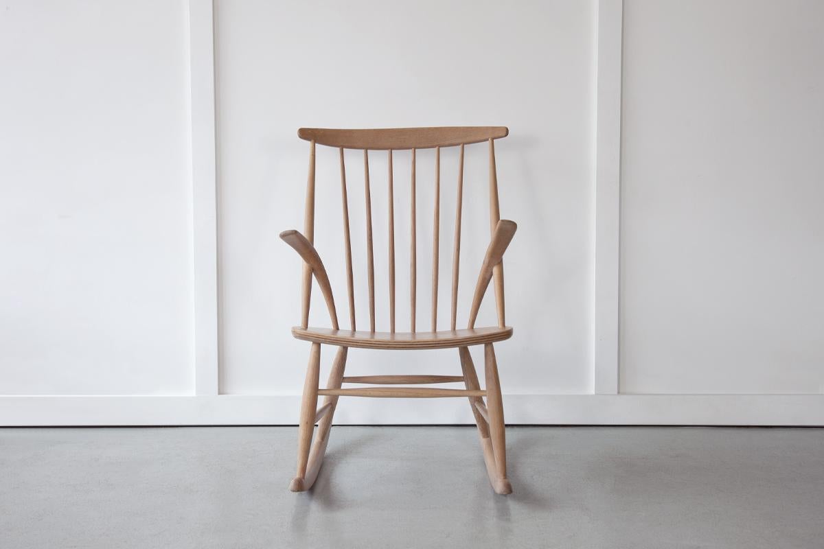 Mid-Century Modern 'IW3' Rocking Chair, Mid 20th Century Danish 