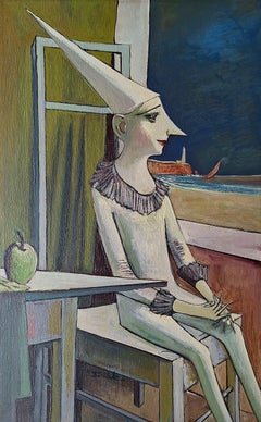 Alex. Pintura al óleo figurativa, Surrealista, Arte europeo