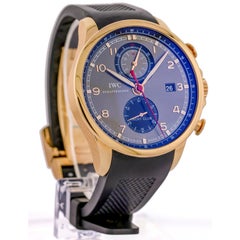 IWC 18 Karat Rose Gold Portuguese Yacht Club Chronograph Watch IW3905-05
