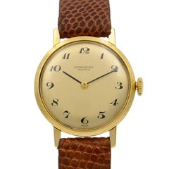 IWC 18 Karat Yellow Gold Vintage Manual Winding Ladies watch