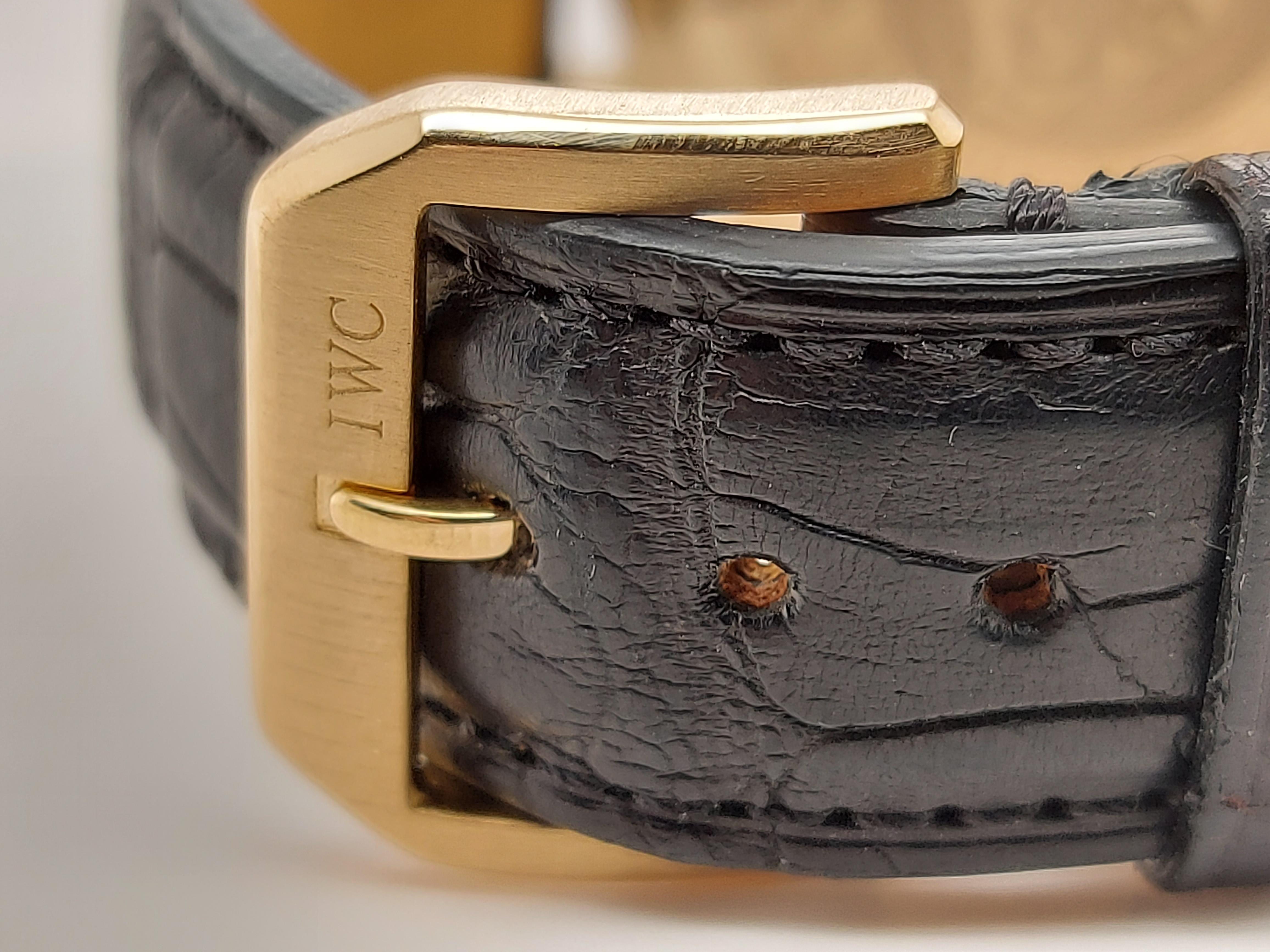 IWC 18kt Gold Limited Edition Antoine Saint Exupéry Pilot Chronograph Wristwatch For Sale 5