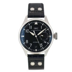 Used IWC 5004 Big Pilot Black Dial Stainless Steel Automatic Men's Watch