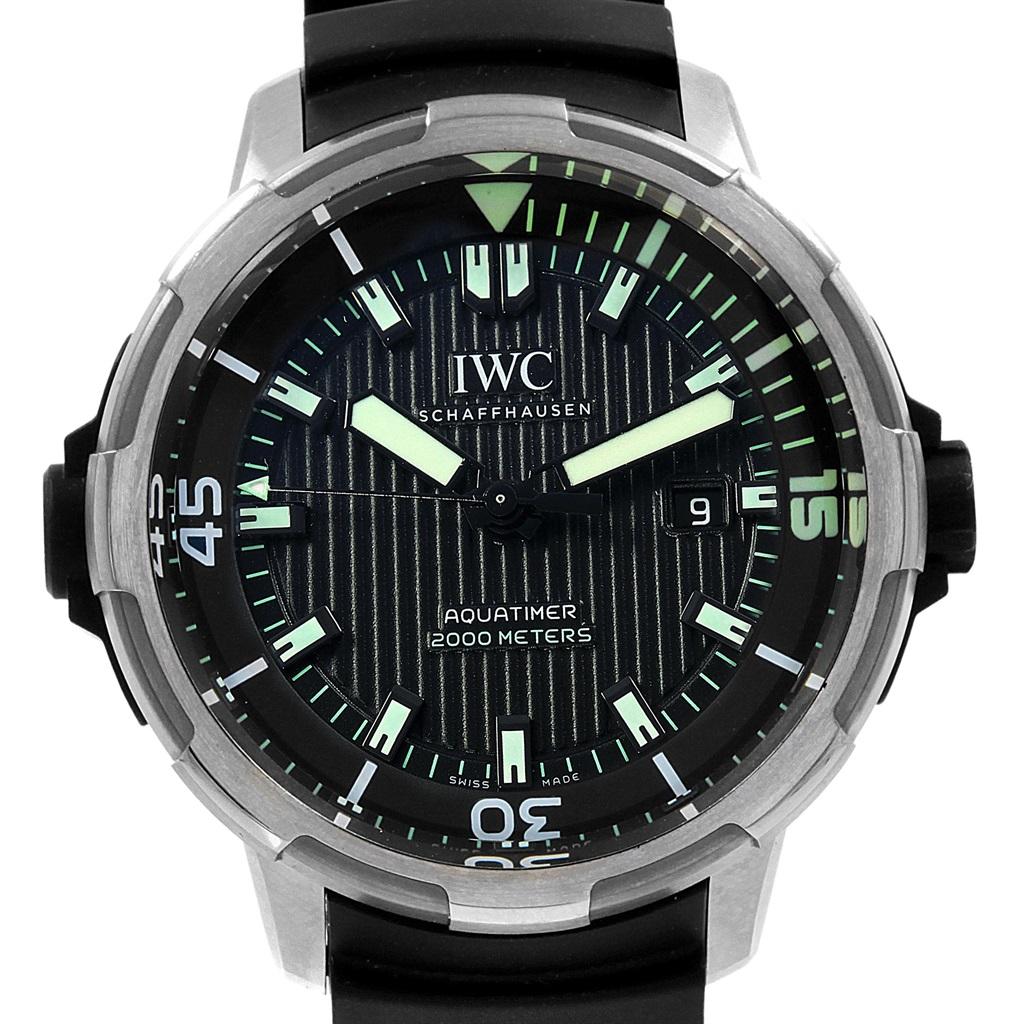 IWC Aquatimer Automatic 2000 Titanium Men’s Watch IW358002 Unworn In Excellent Condition For Sale In Atlanta, GA