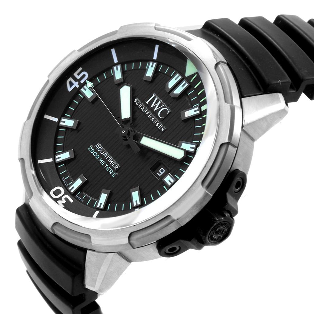 IWC Aquatimer Automatic 2000 Titanium Men’s Watch IW358002 Unworn For Sale 1