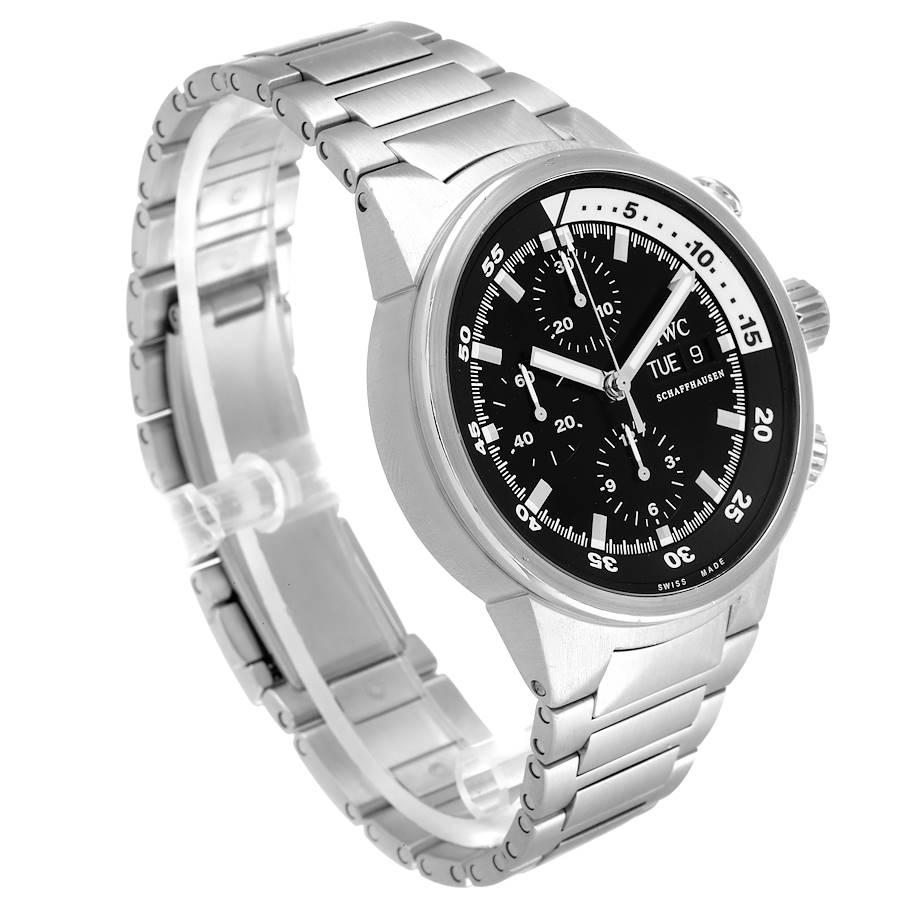 IWC Aquatimer Automatic Chronograph Day Date Mens Watch IW371928 For Sale  at 1stDibs