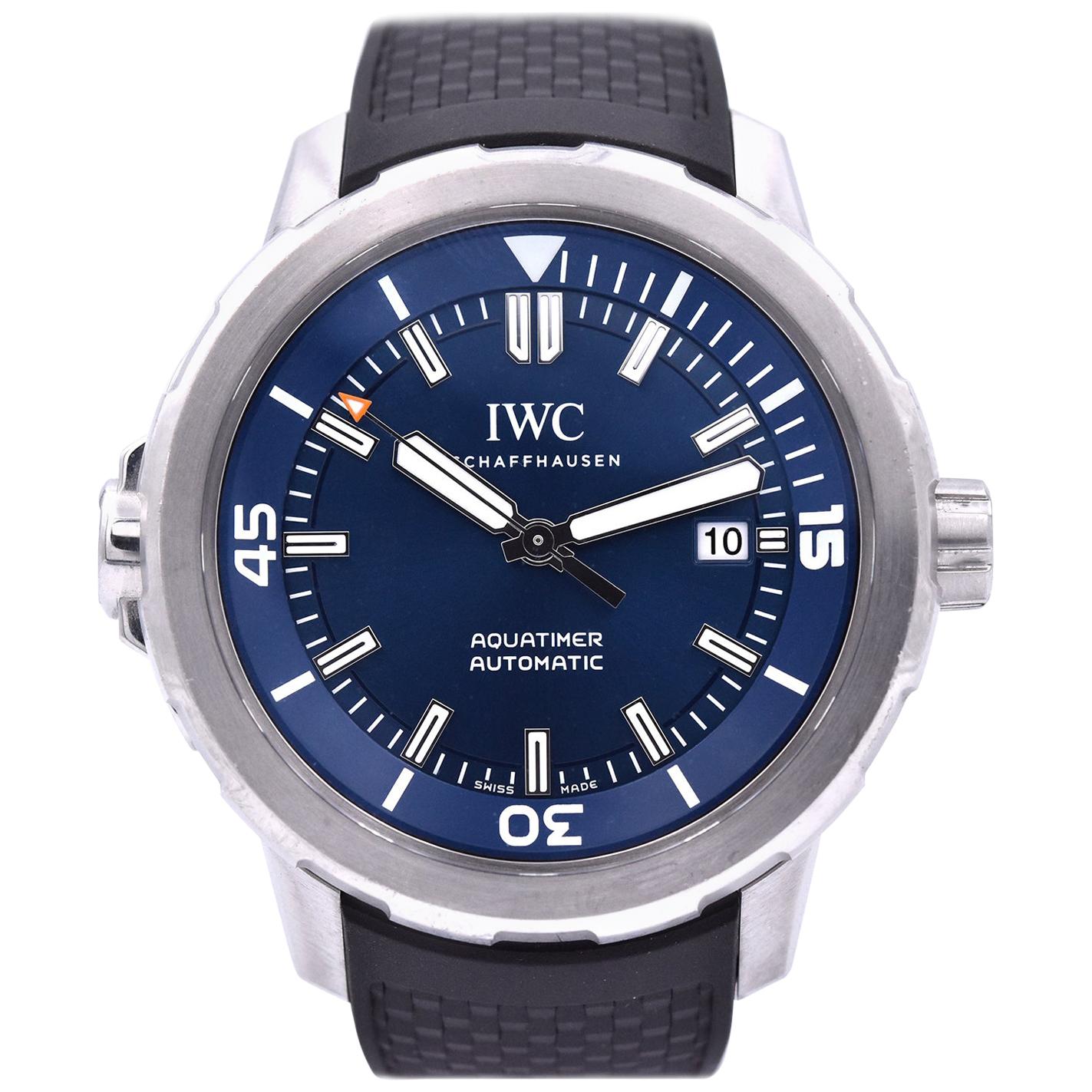 IWC Aquatimer Blue Expedition Jacques-Yves Cousteau Watch Ref. IW329005