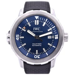 Used IWC Aquatimer Blue Expedition Jacques-Yves Cousteau Watch Ref. IW329005