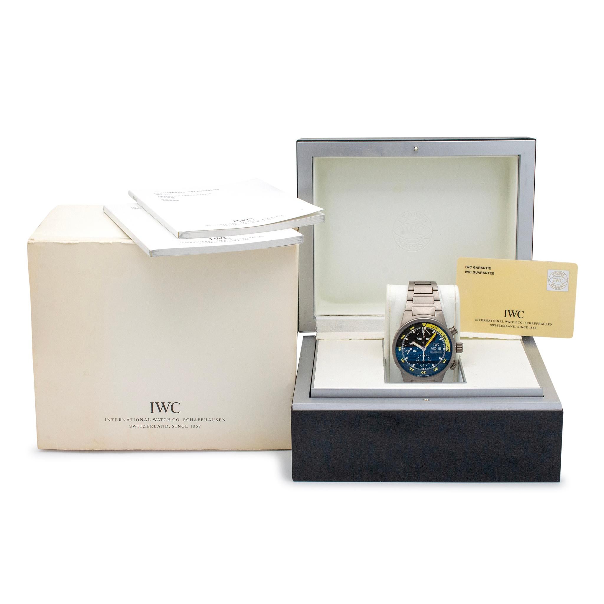 IWC Aquatimer Chronograph IW371903 42MM Titanium Men’s Watch 2