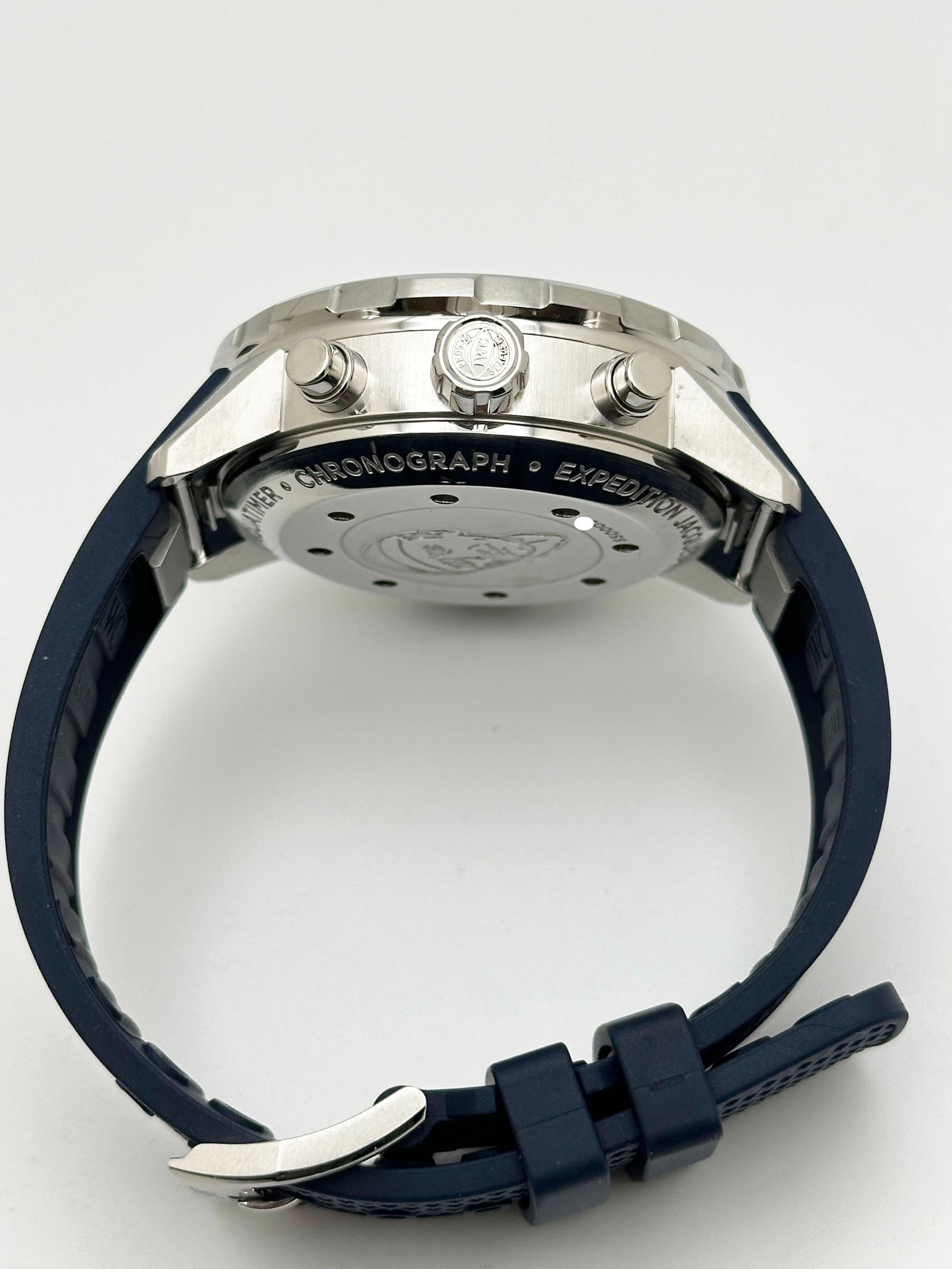 IWC Aquatimer Cronografo IW376805 Cinturino in gomma in acciaio inossidabile Scatola di carta 44mm in vendita 3