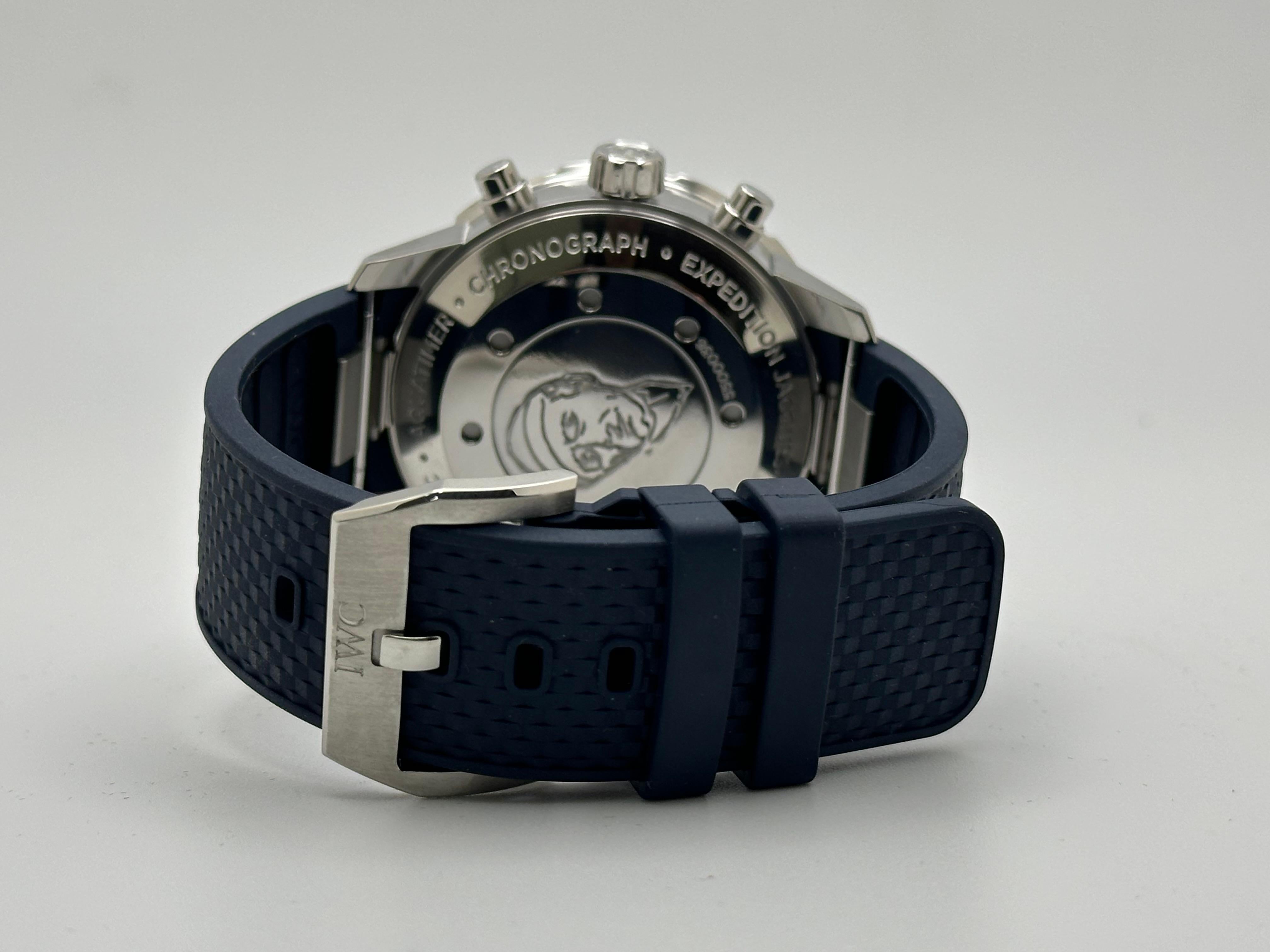 IWC Aquatimer Cronografo IW376805 Cinturino in gomma in acciaio inossidabile Scatola di carta 44mm in vendita 4