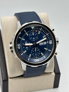 IWC Aquatimer Chronograph IW376805 Stainless Steel Rubber Strap Box Paper 44mm