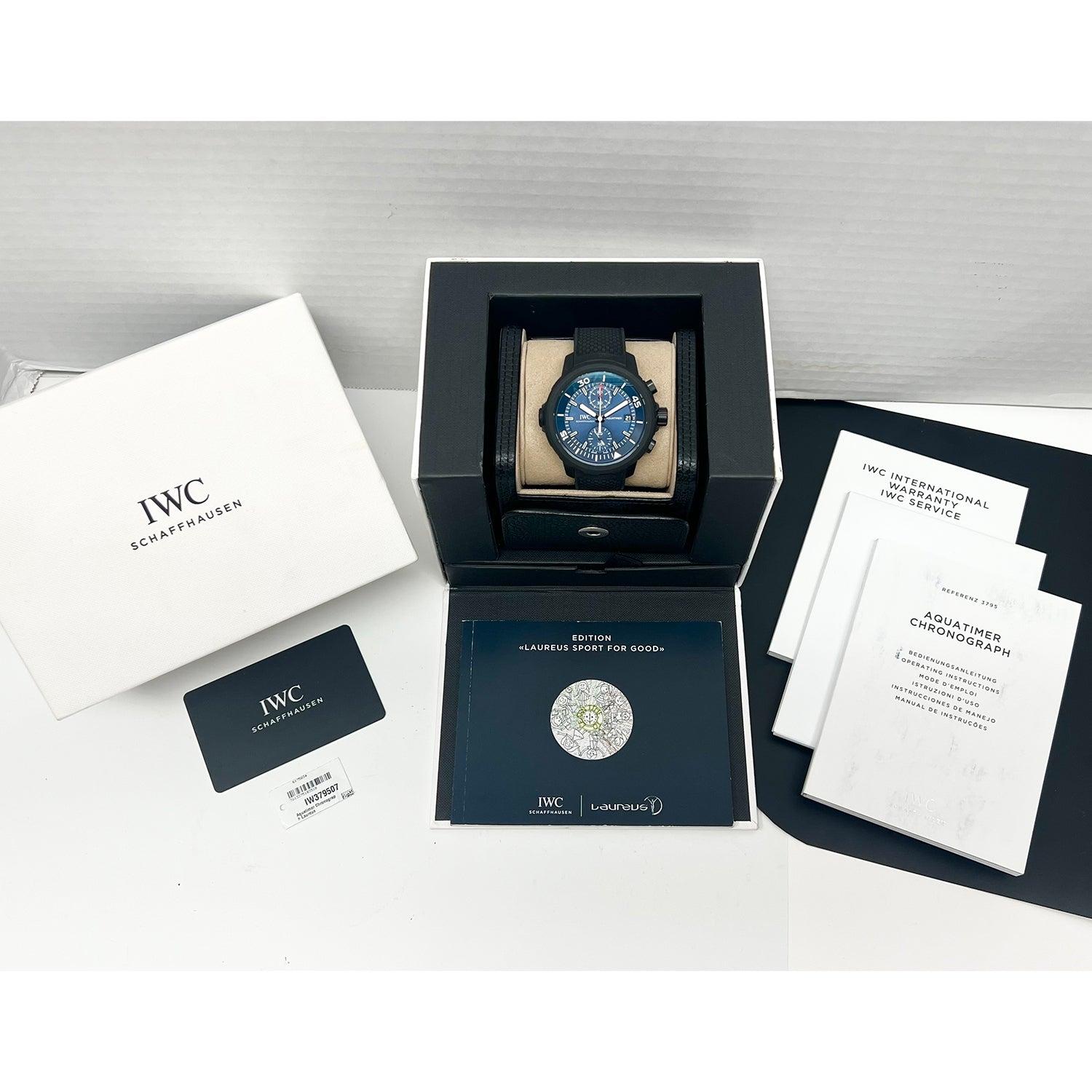 IWC Aquatimer Chronograph Laureus Limited Edition Ref. IW379507 For Sale 2