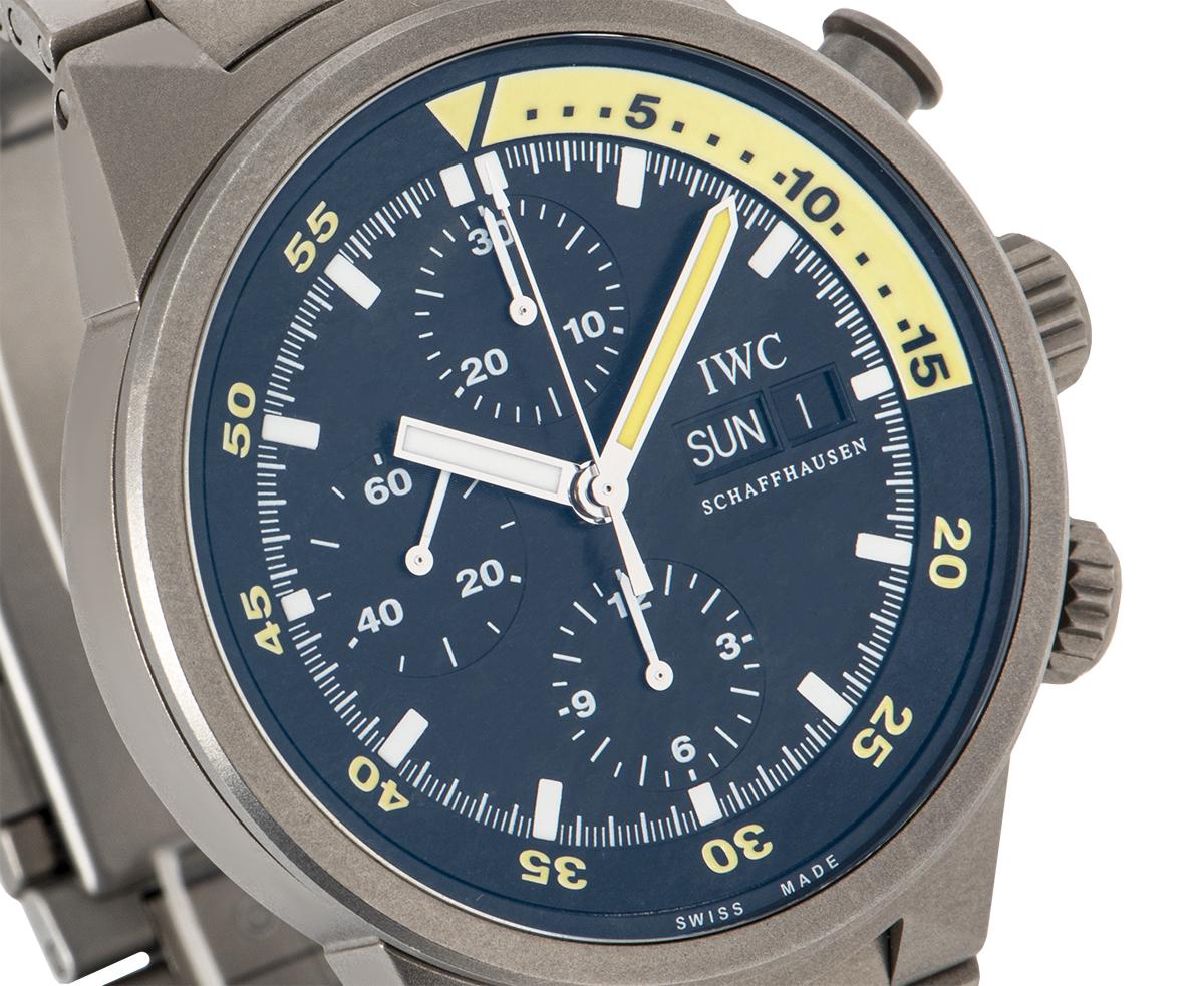  Montre IWC Aquatimer Chronograph Titanium IW371903 Pour hommes 
