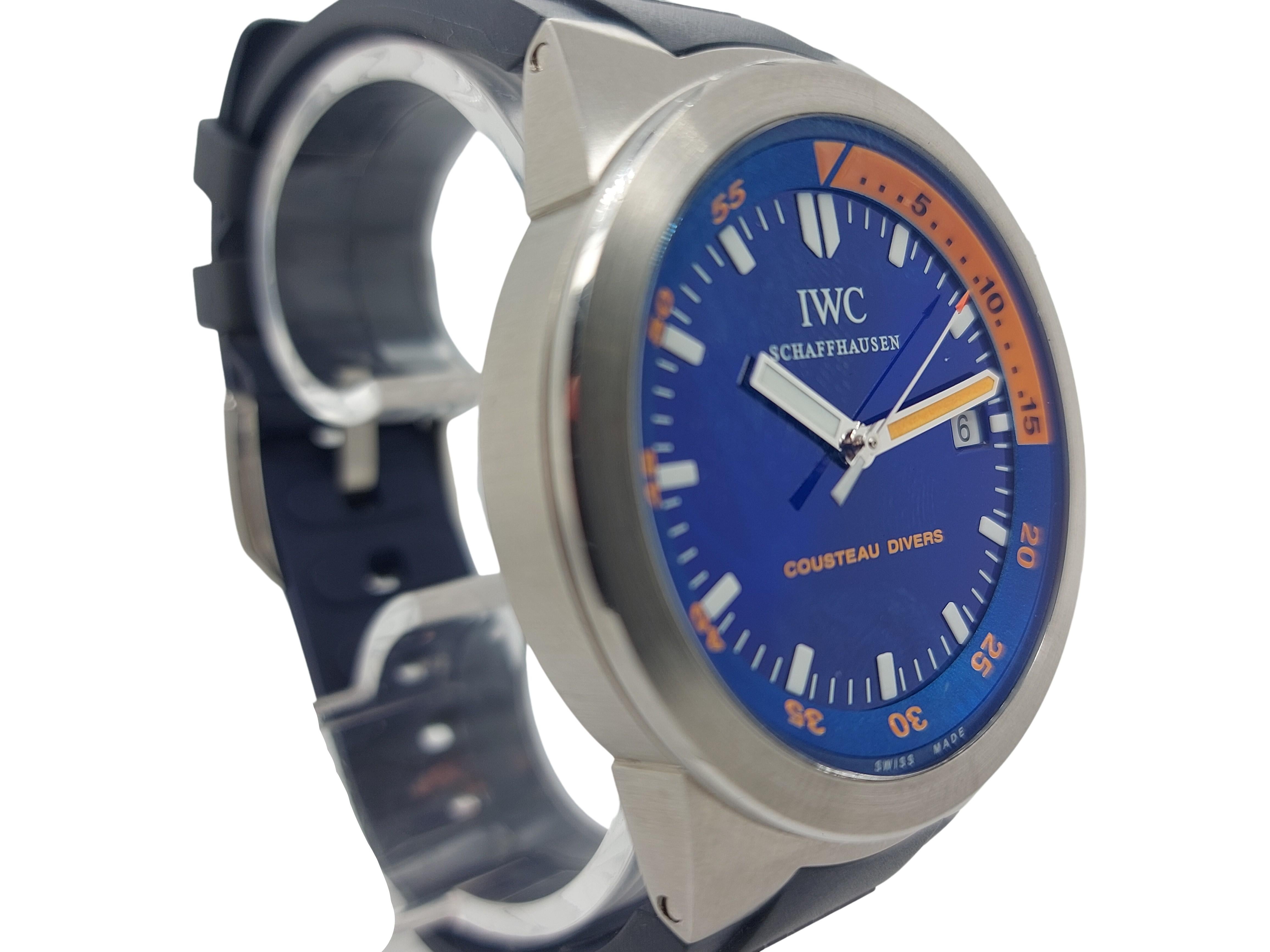 IWC Aquatimer Cousteau Diver, Automatic, Full Set! Top Condition In Excellent Condition In Antwerp, BE