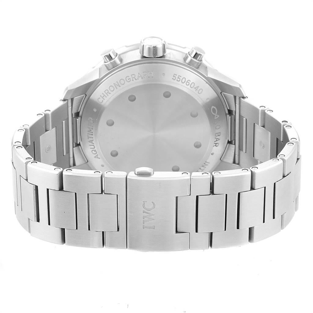 IWC Aquatimer Day Date Automatic Chronograph Men’s Watch IW376804 Unworn For Sale 3