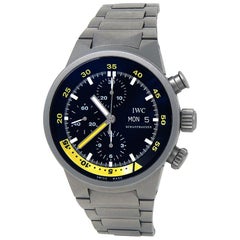 Used IWC Aquatimer IW371903, Black Dial, Certified and Warranty