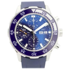 Used IWC Aquatimer IW376711, Blue Dial, Certified and Warranty