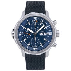 IWC Aquatimer IW376805 Chronograph Limited Edition Expedition Blue Dial Watch