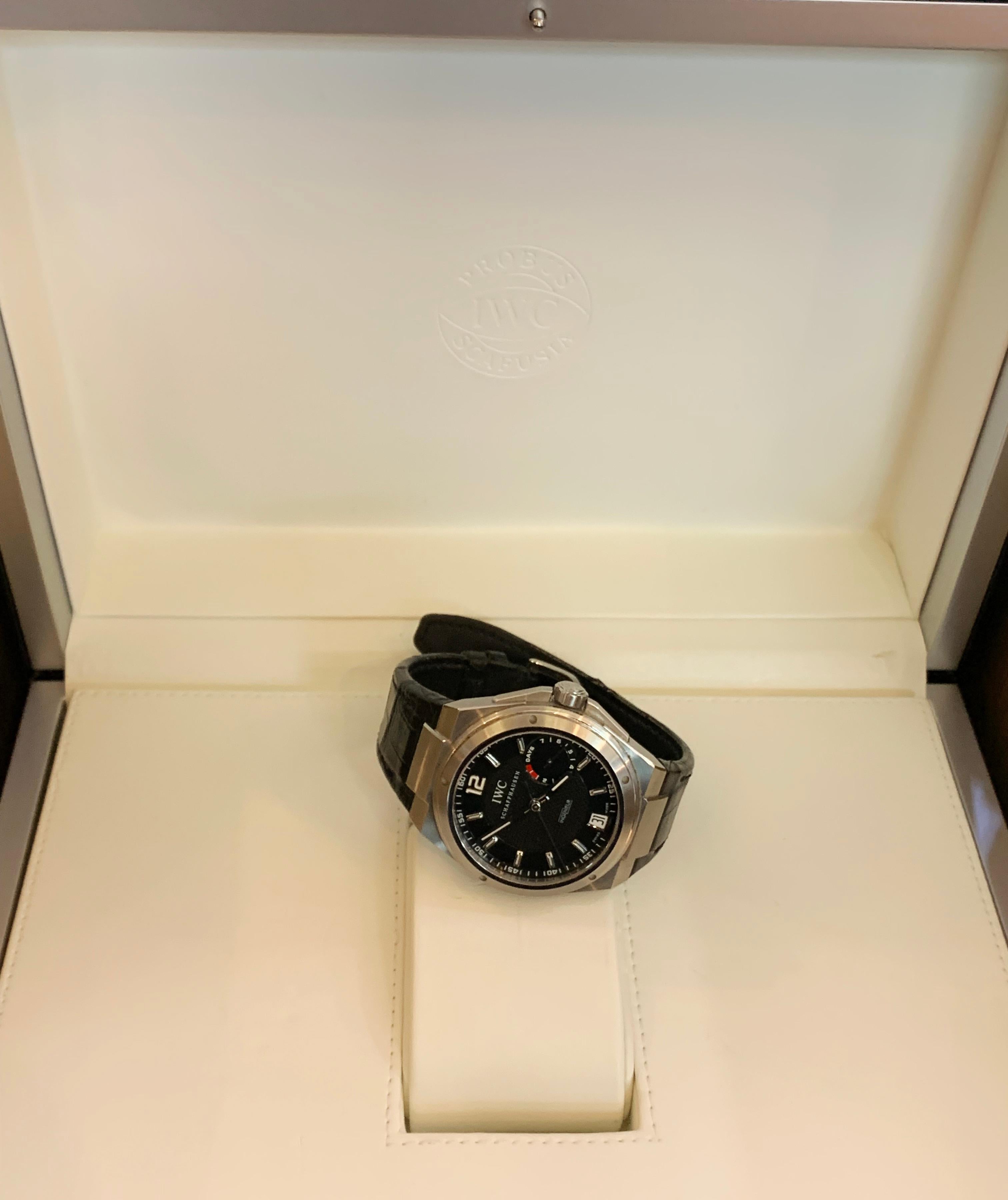 IWC Big Ingenieur 7 Day Power Reserve Watch In Good Condition For Sale In New York, NY