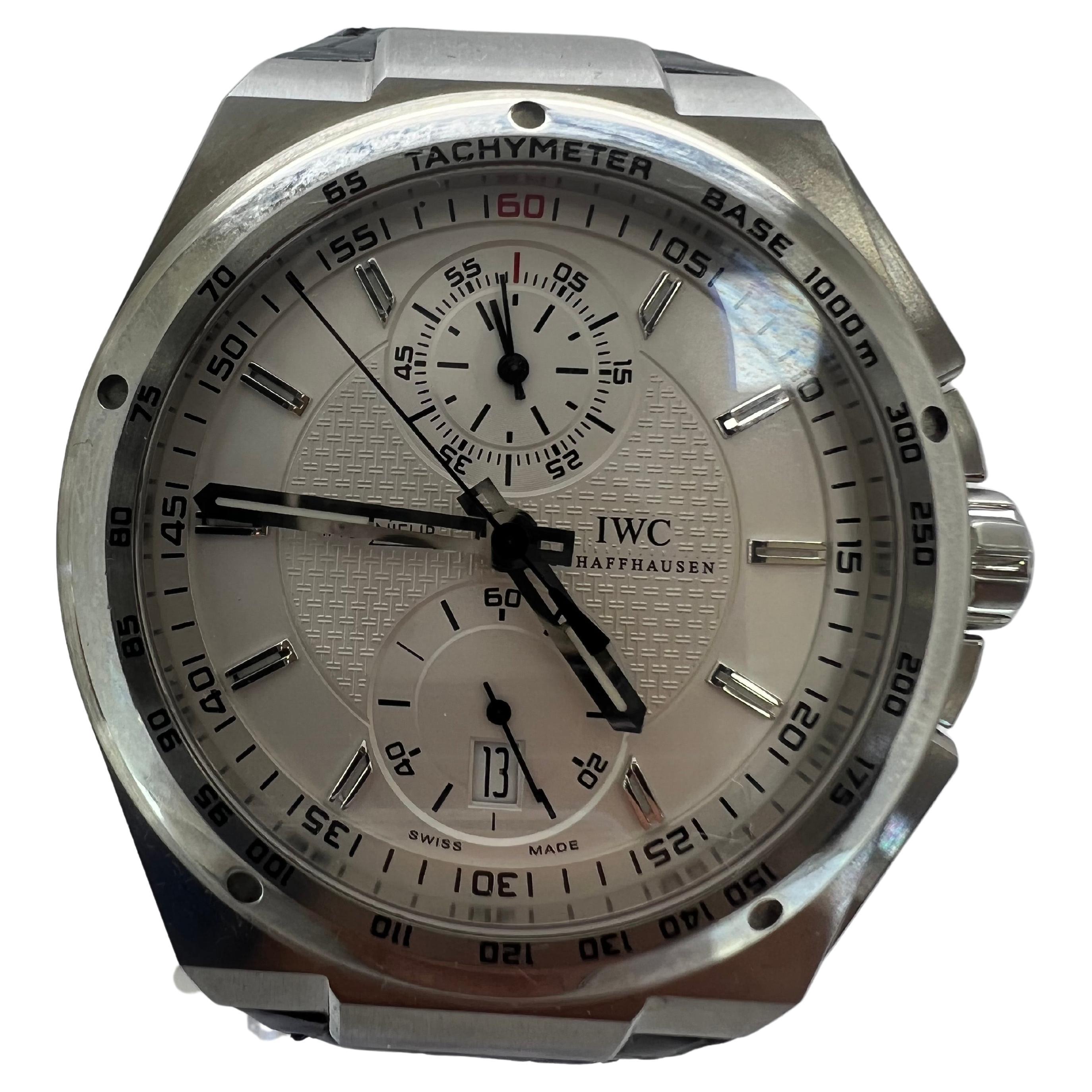 IWC Big Ingenieur Chronograph Automatic White Dial Men's Watch 378405