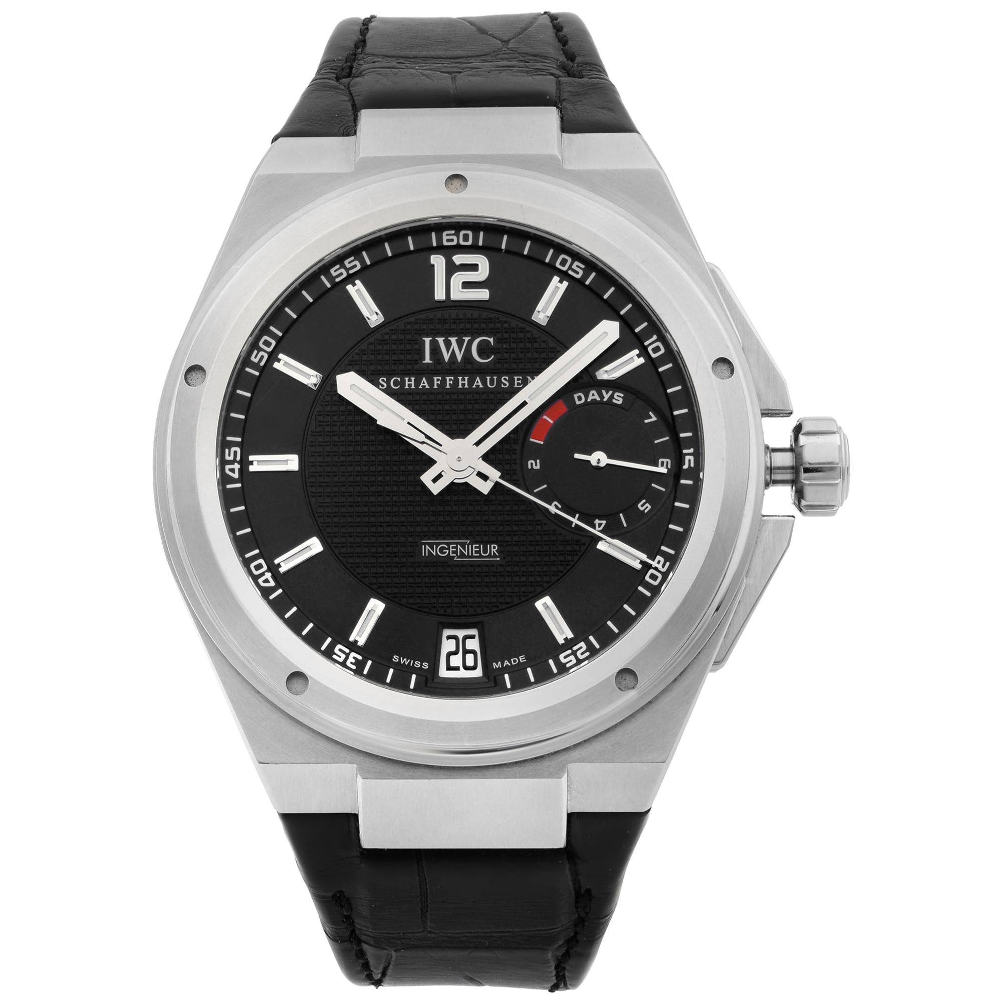 IWC Big Ingenieur Steel Black Dial Power Reserve Automatic Men’s Watch IW500501