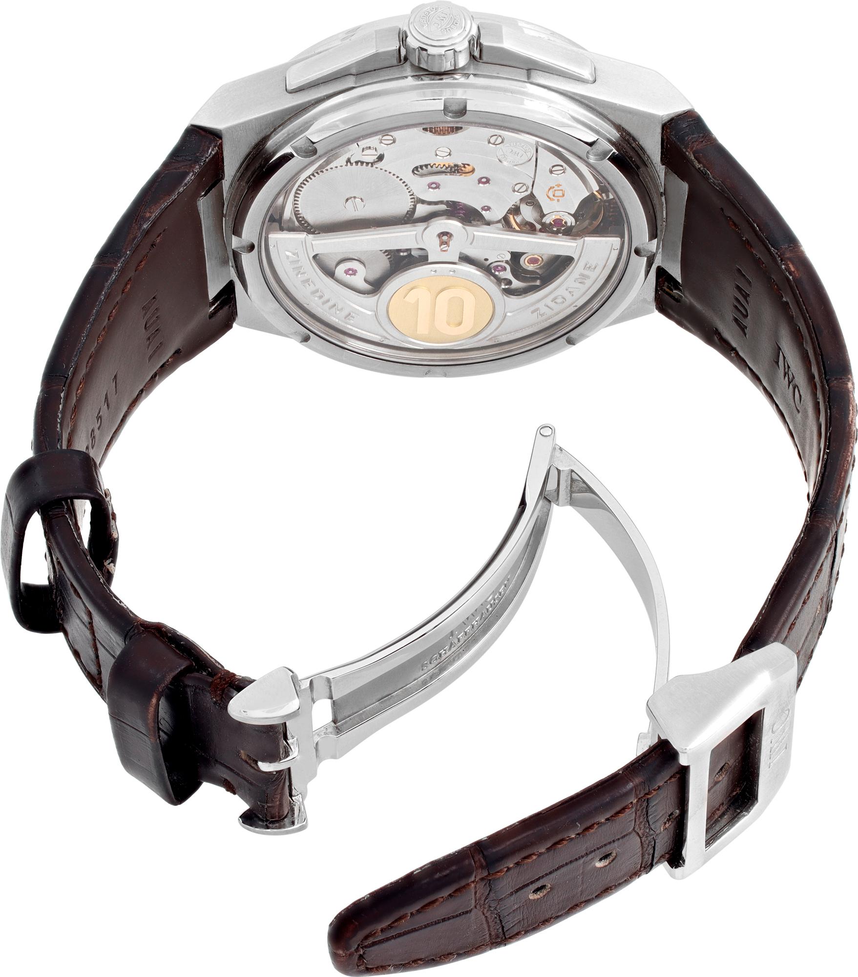 Men's IWC Big Ingenieur Zinedine Zidane Limited Edition Steel Wristwatch Ref IW500508 For Sale