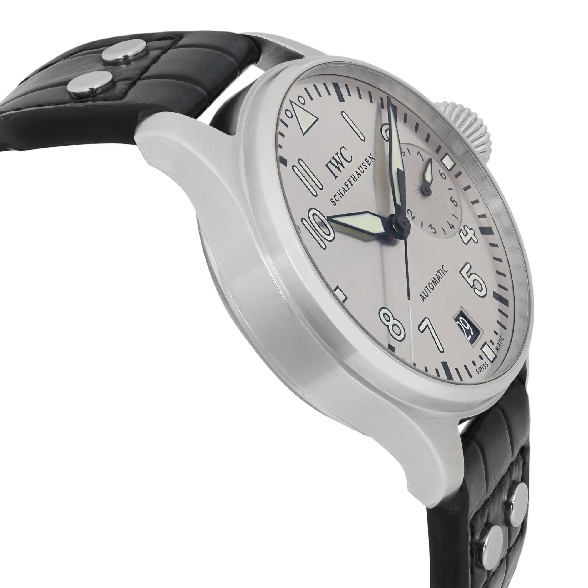 IWC Big Pilot 46MM Stainless Steel Automatic Men's Watch IW500906 Herren im Angebot