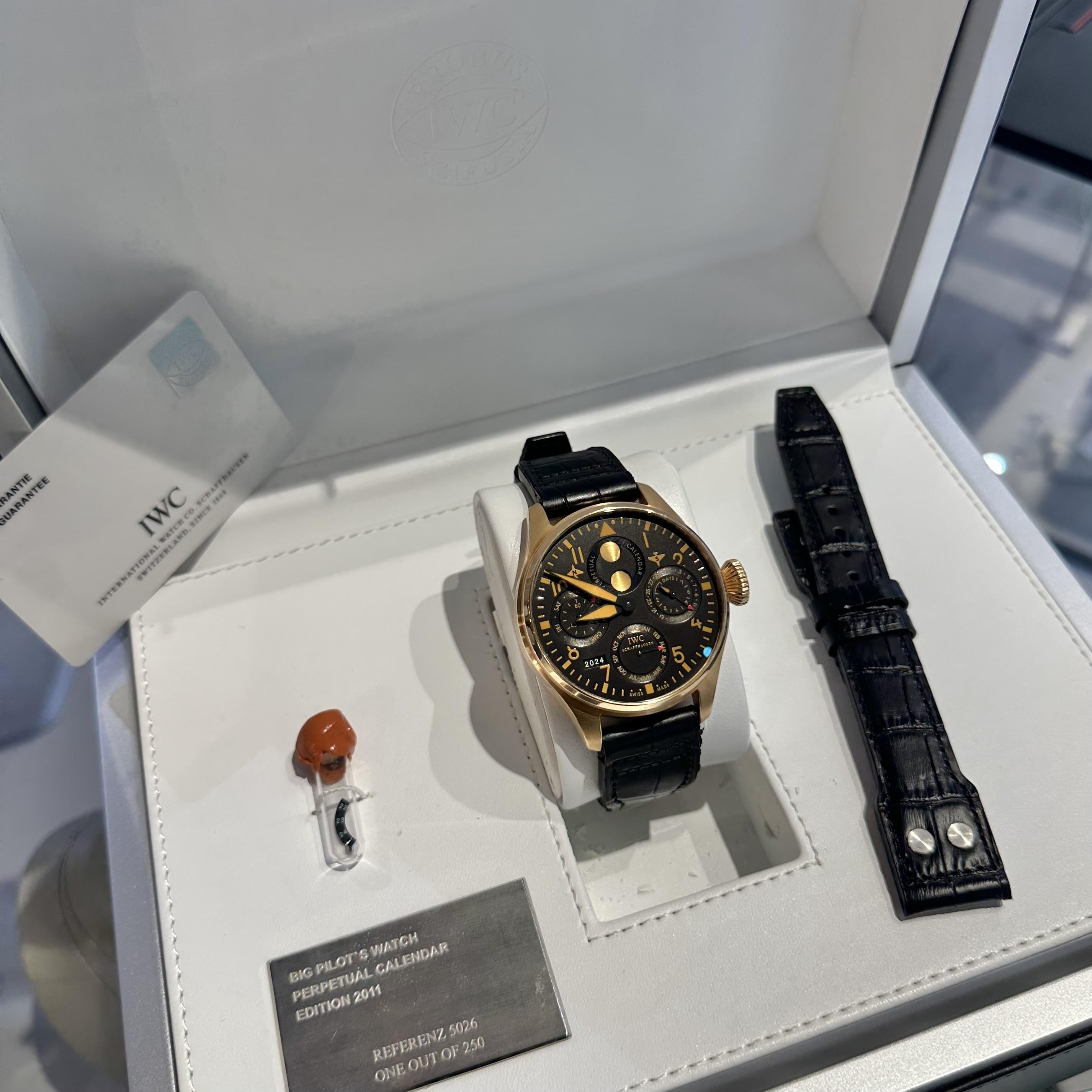 IWC Big Pilot 5026 Perpetual Calendar Limitierte Auflage 18k Roségold Uhr 1