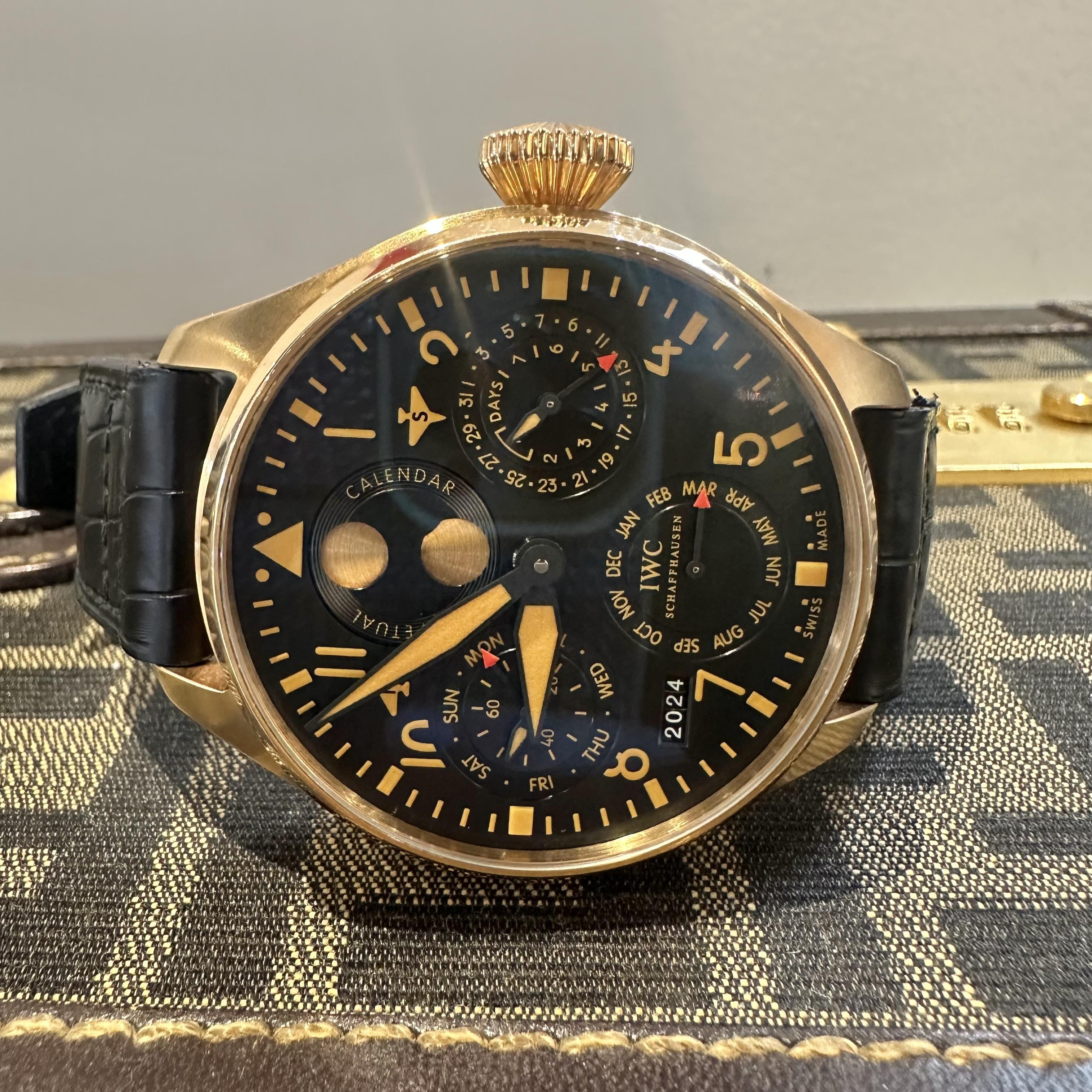 IWC Big Pilot 5026 Perpetual Calendar Limitierte Auflage 18k Roségold Uhr 2