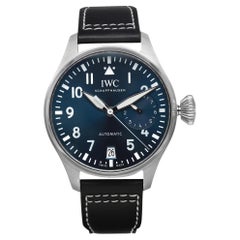 IWC Big Pilot Le Petit Prince 46mm Stahlblaue Automatik-Herrenuhr mit Zifferblatt IW501002