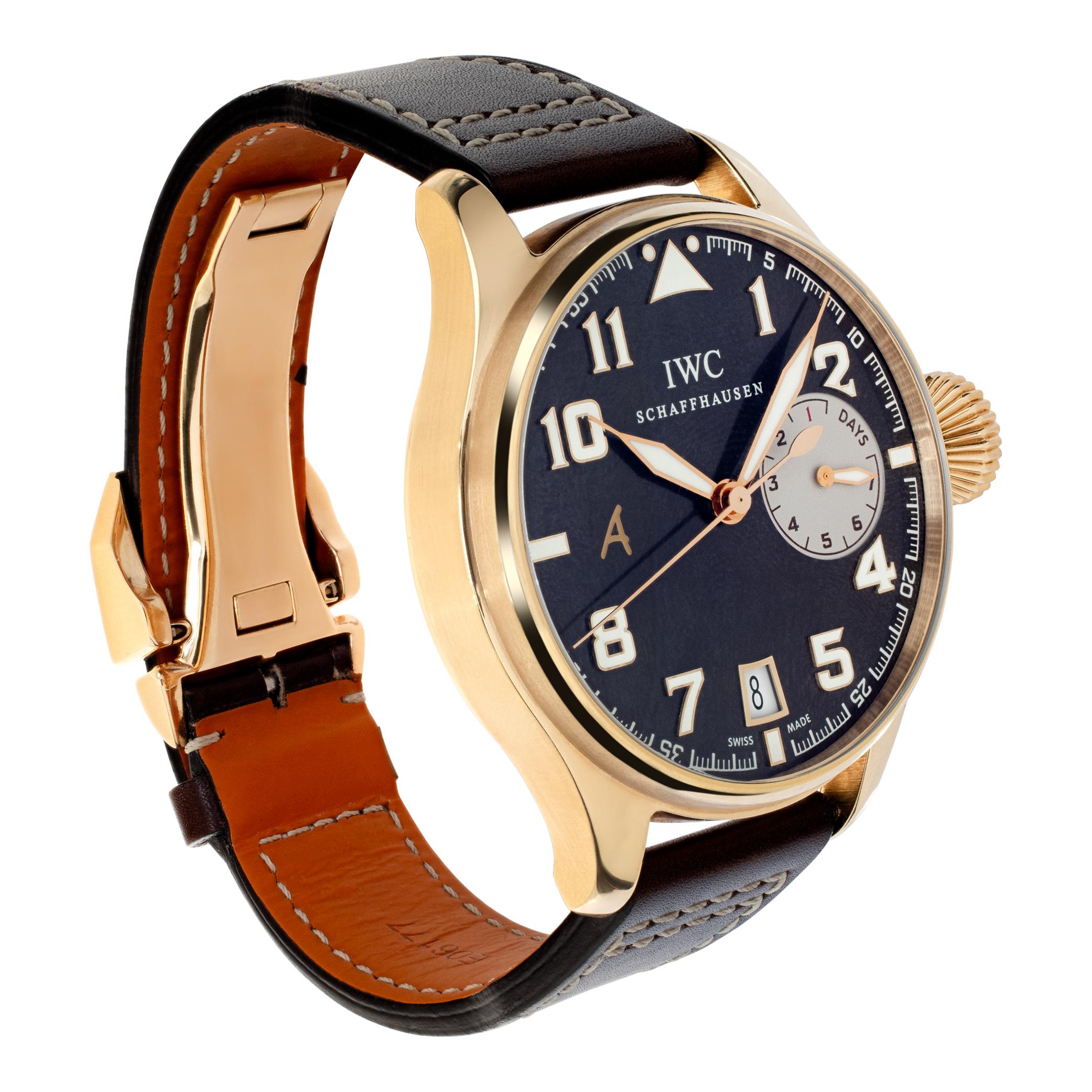 IWC Big Pilot Saint Exupery 46mm IW500421 In Excellent Condition For Sale In Surfside, FL