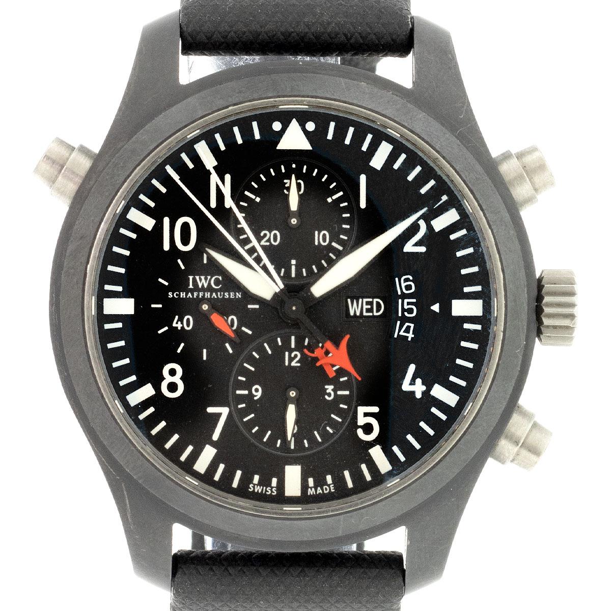 IWC Big Pilot Stainless Steel Top Gun Edition Watch For Sale 3