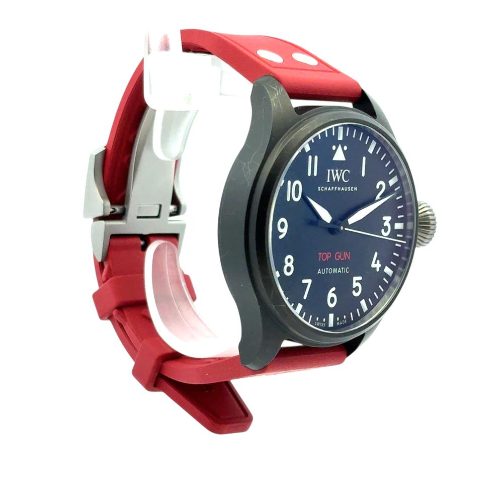 IWC Big Pilot Top Gun IW329801 43 mm Uhr mit Originalverpackung und Papieren Herren im Angebot