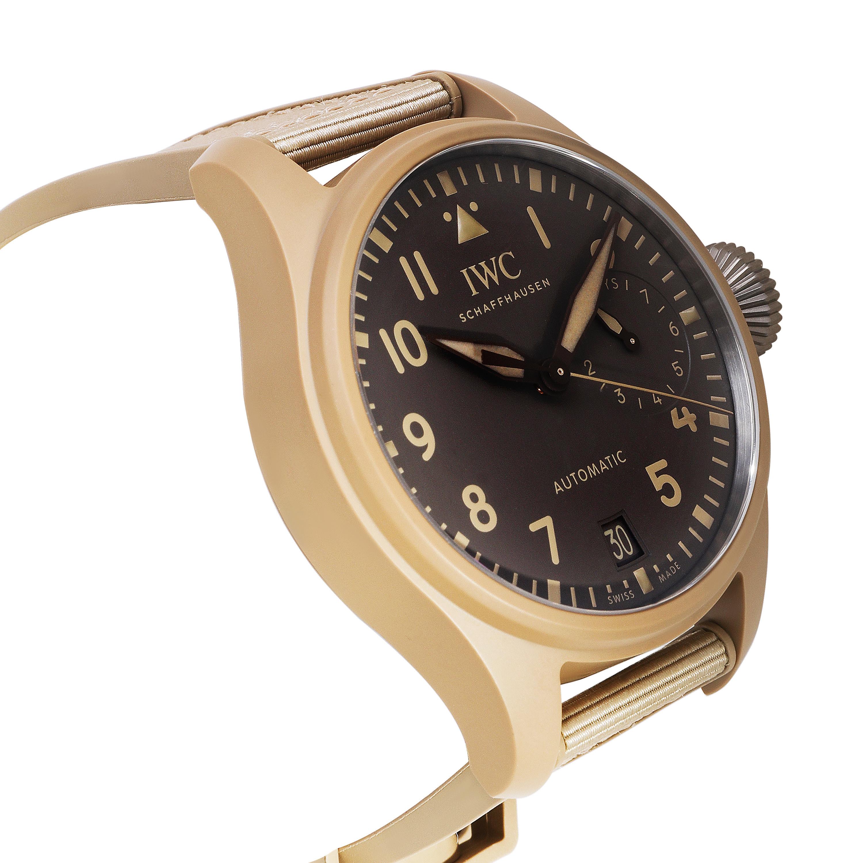 IWC Big Pilot Top Gun Mojave Desert Edition IW506003 Men's Watch in Ceramic For Sale 1