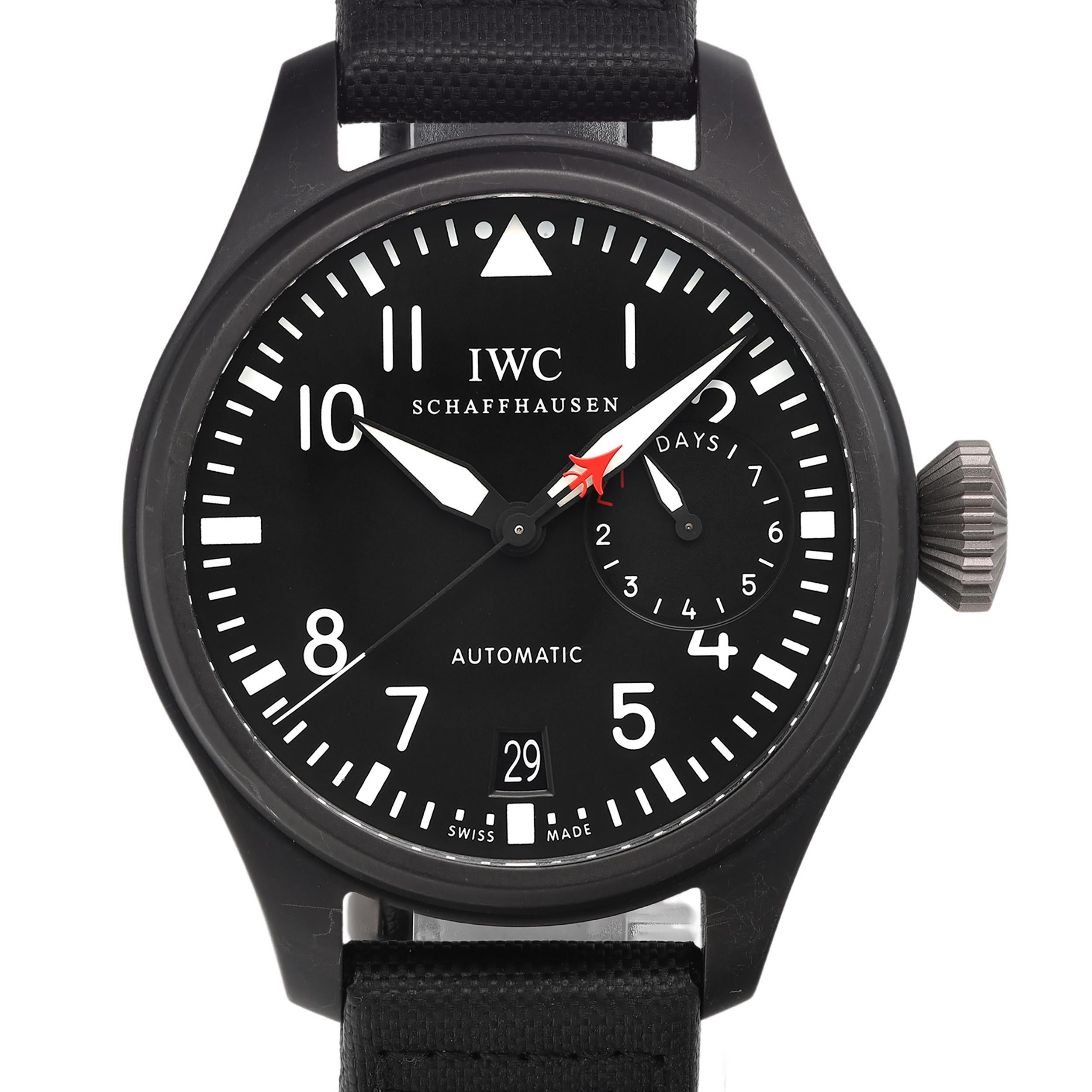 Pre-owned. Good condition. Minor scratches and scuffs on the case and bezel. Comes with Card. Original box and Manuals are Not included.  Comes with a presentation box and an authenticity card. Covered by a 2-year Sellers warranty. 

Brand: IWC 