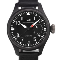 IWC Big Pilot Top Gun Power Reserve Ceramic Black Dial Automatic Watch IW501901