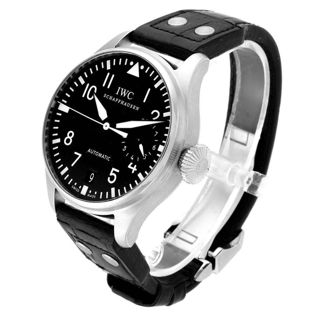 IWC Big Pilots Black Dial Automatic Steel Men's Watch IW500401 For Sale 1