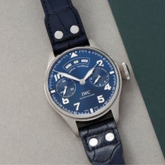 IWC Big Pilot's Annual Calendar IW502703 Men White Gold Le Petit Prince' Watch