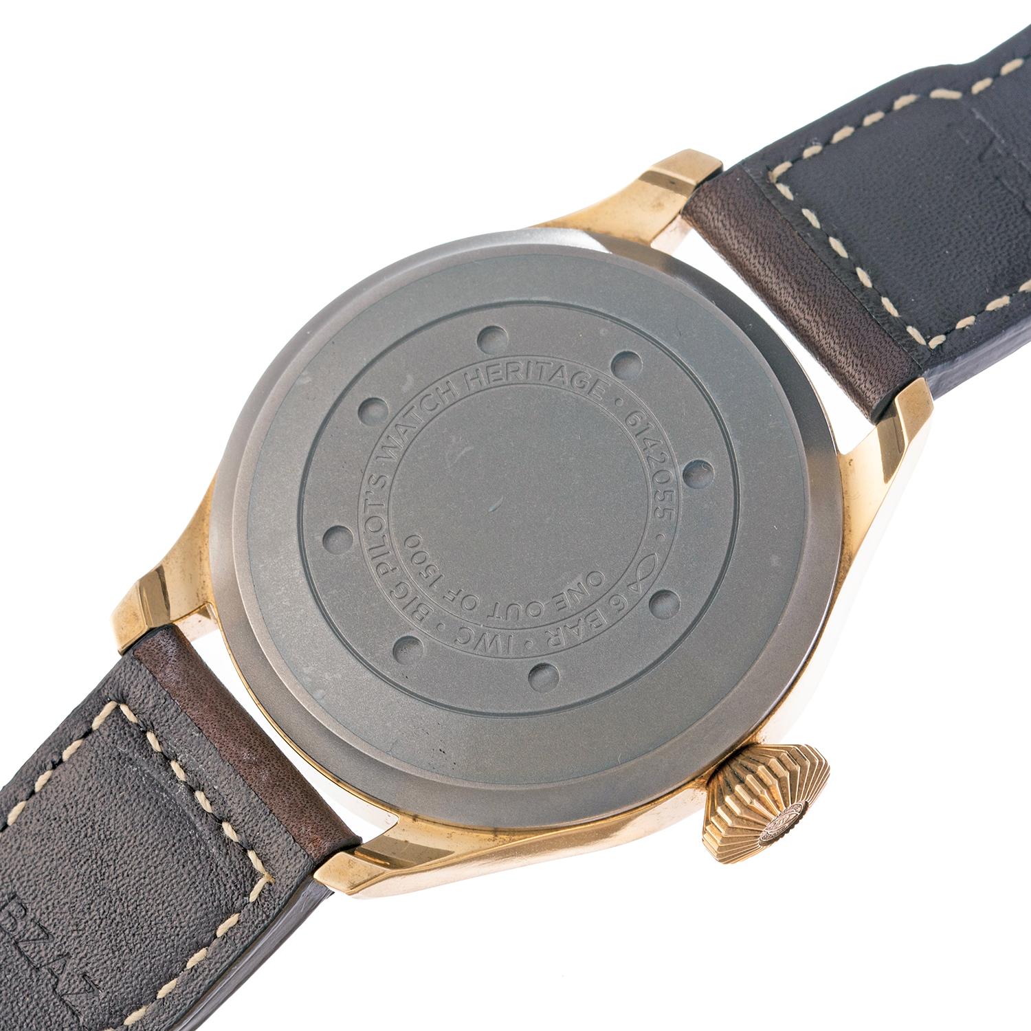 IWC Big Pilot's Watch Heritage Bronze Ref. IW501005 In Excellent Condition In Palm Beach, FL