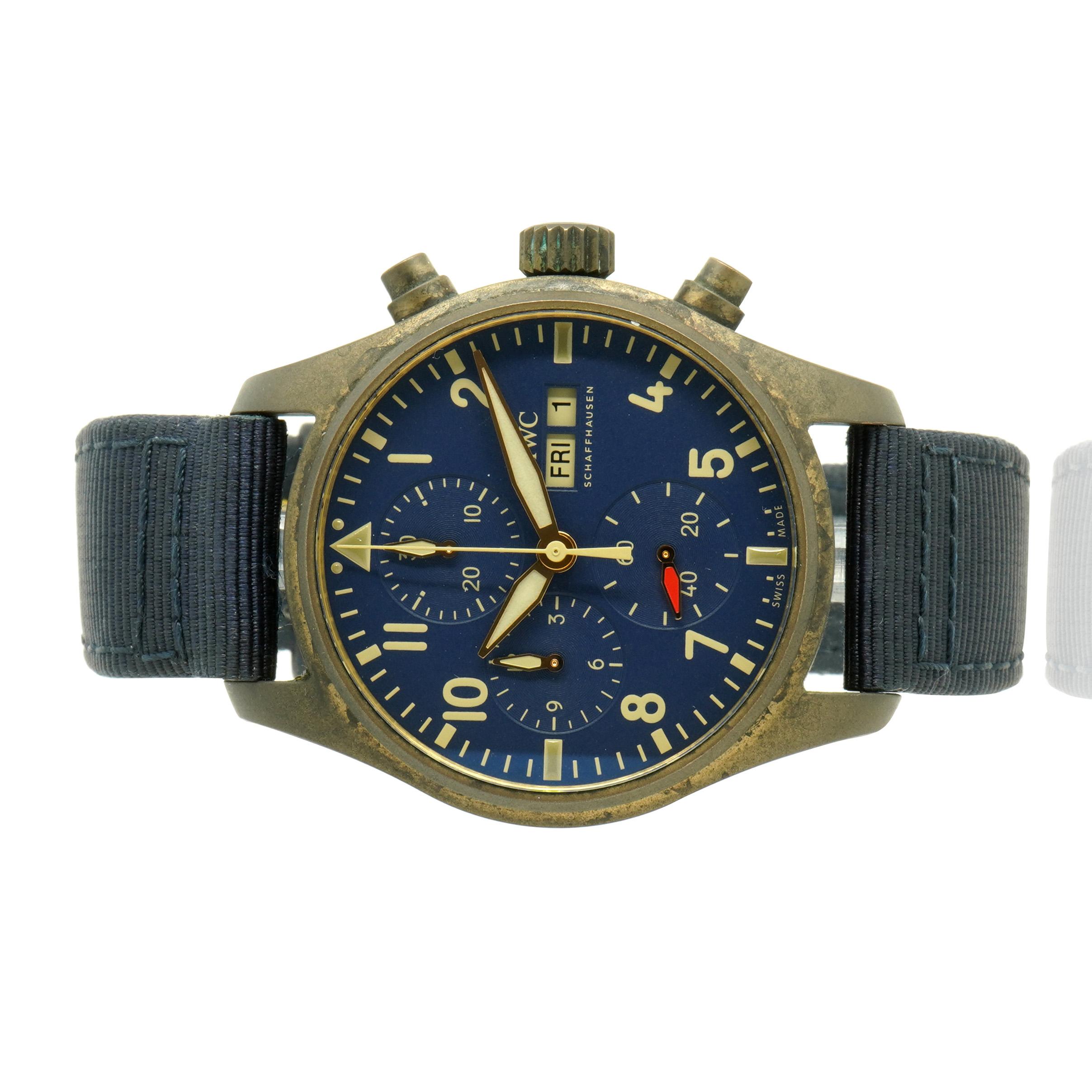 Uomo Orologio cronografo IWC Bronze Pilots 41mm in vendita