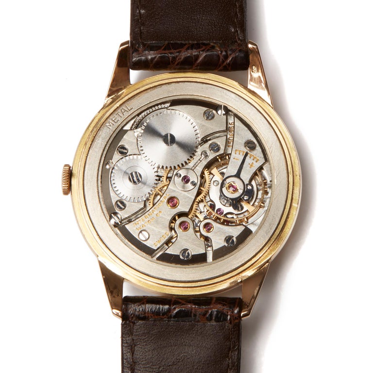 IWC CAL.89 18K Rose Gold Wristwatch For Sale at 1stdibs
